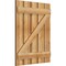 Ekena Millwork Spaced Board-n-Batten Shutters w/Z-Bar, Rough Sawn Western Red Cedar, 28 7/8W x 36H, PR RBS06Z29X036RWR - alternate 2